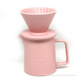 Fashion coffee kit ceramic Pour over coffee set